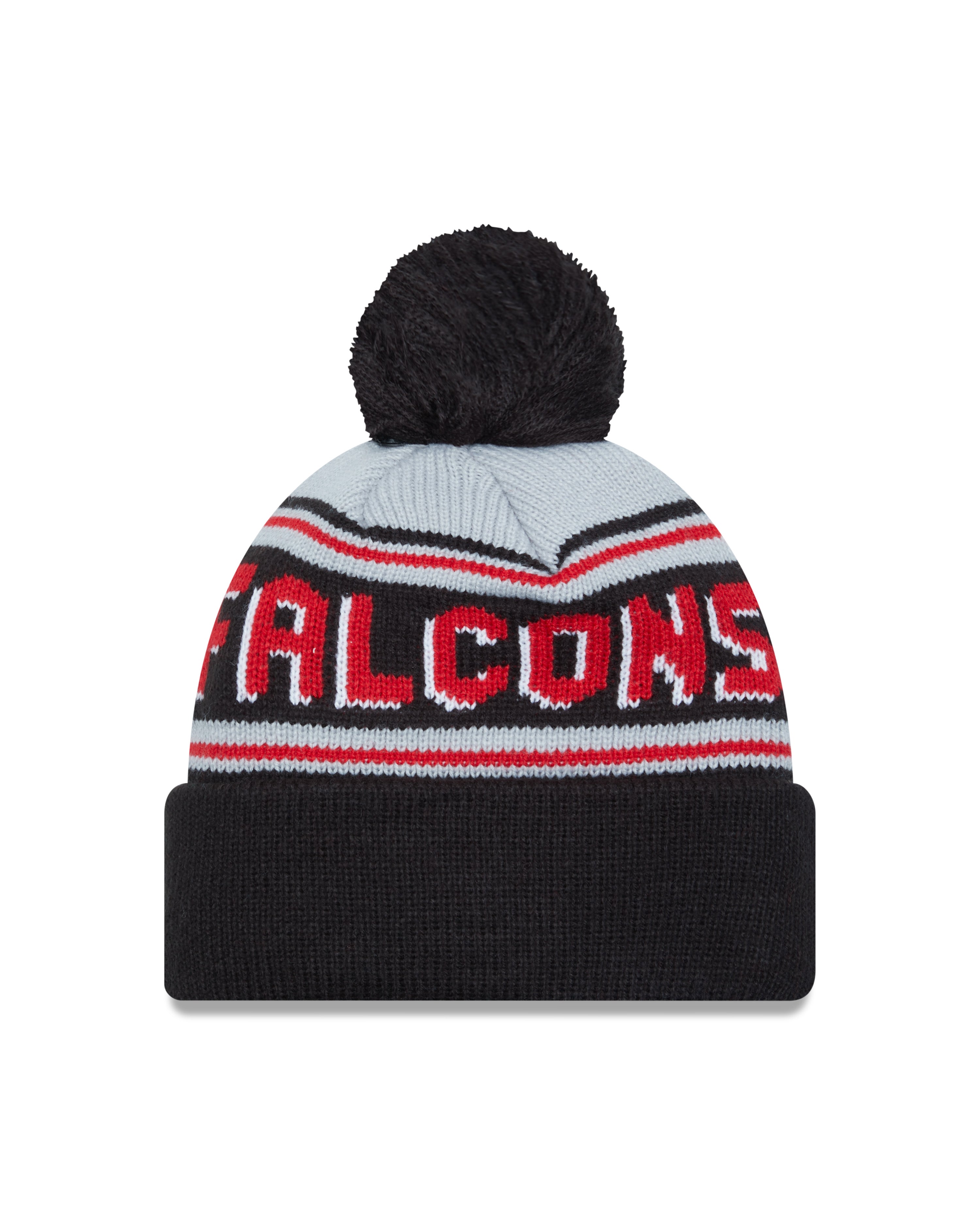NFL Knit Hat Pom Wordmark Falcons