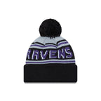 NFL Knit Hat Pom Wordmark Ravens