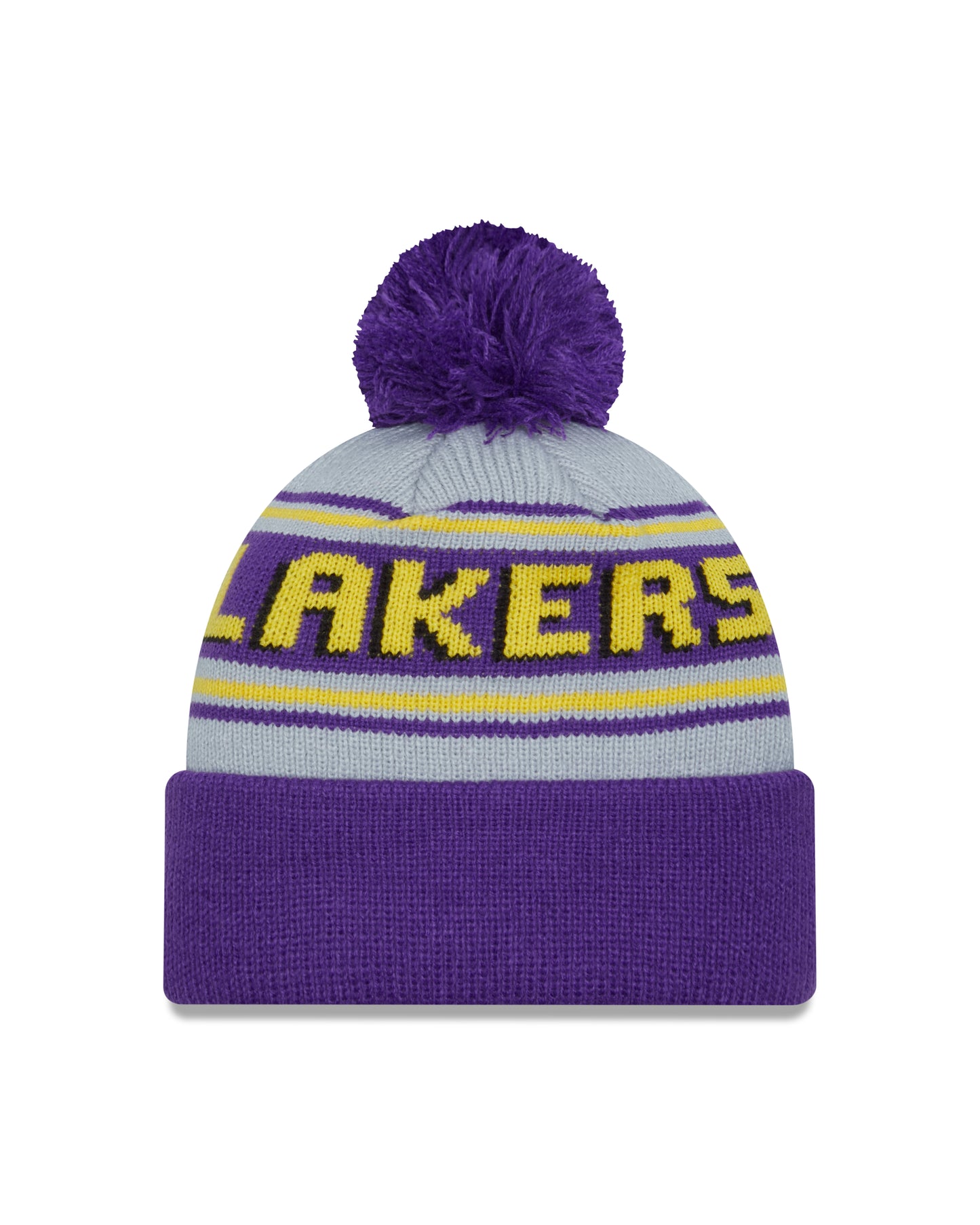 NBA Knit Hat Pom Wordmark Lakers