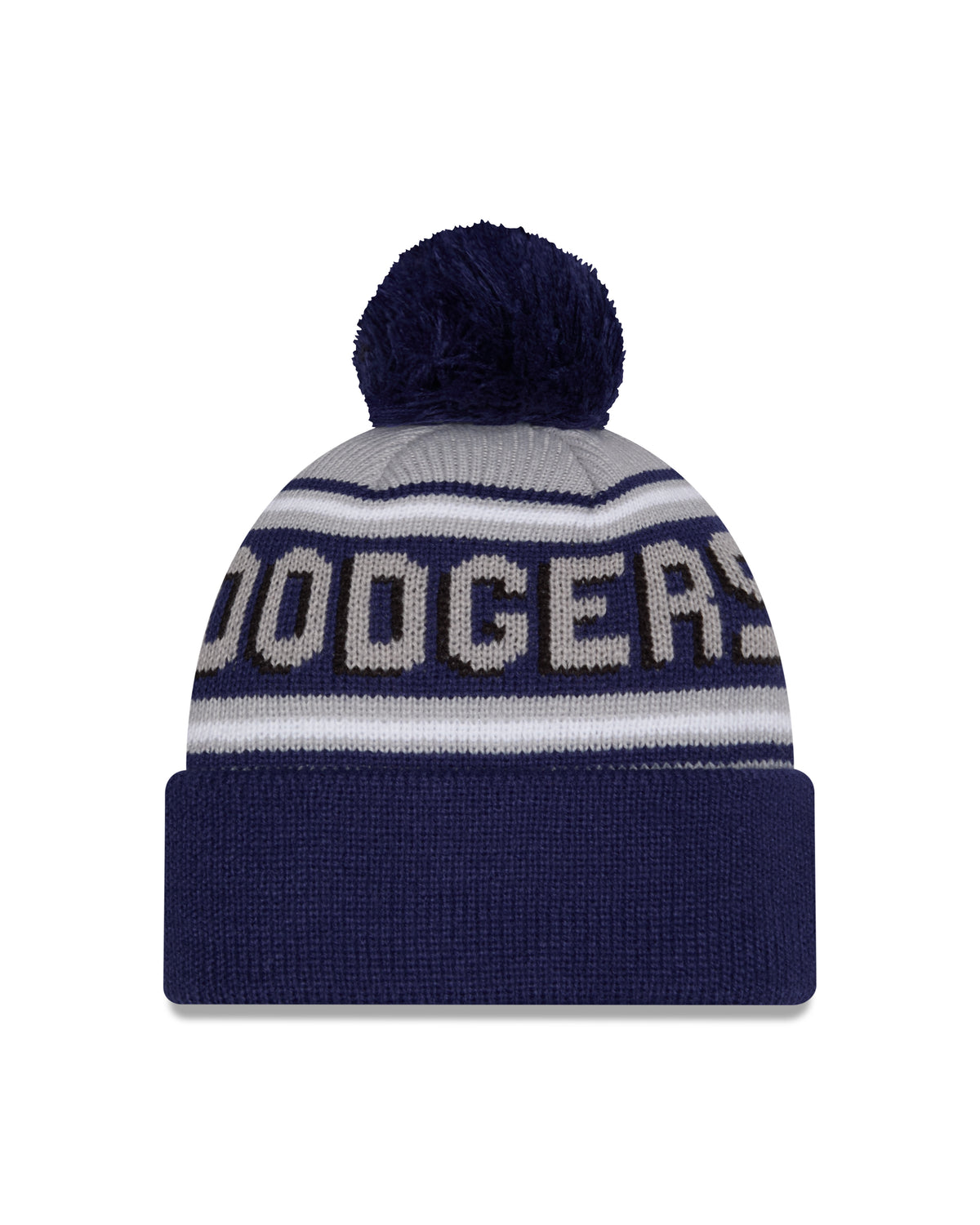 MLB Knit Hat Pom Wordmark Dodgers