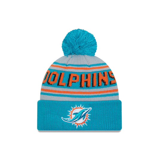 NFL Knit Hat Pom Wordmark Dolphins