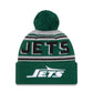NFL Knit Hat Pom Wordmark Jets