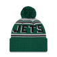 NFL Knit Hat Pom Wordmark Jets