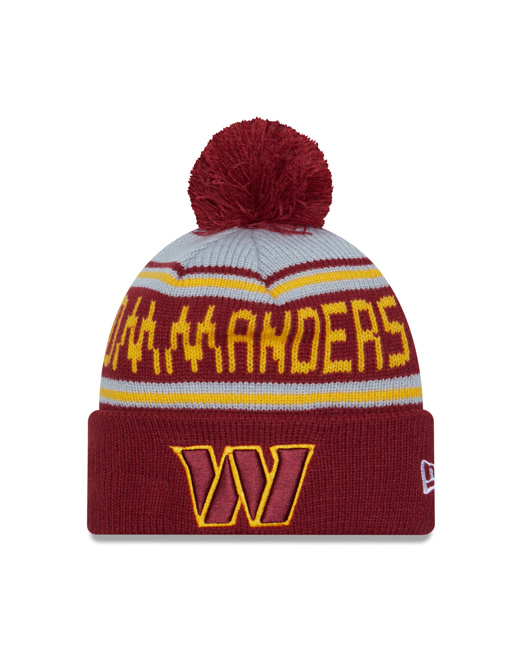 NFL Knit Hat Pom Wordmark Commanders