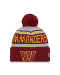 NFL Knit Hat Pom Wordmark Commanders