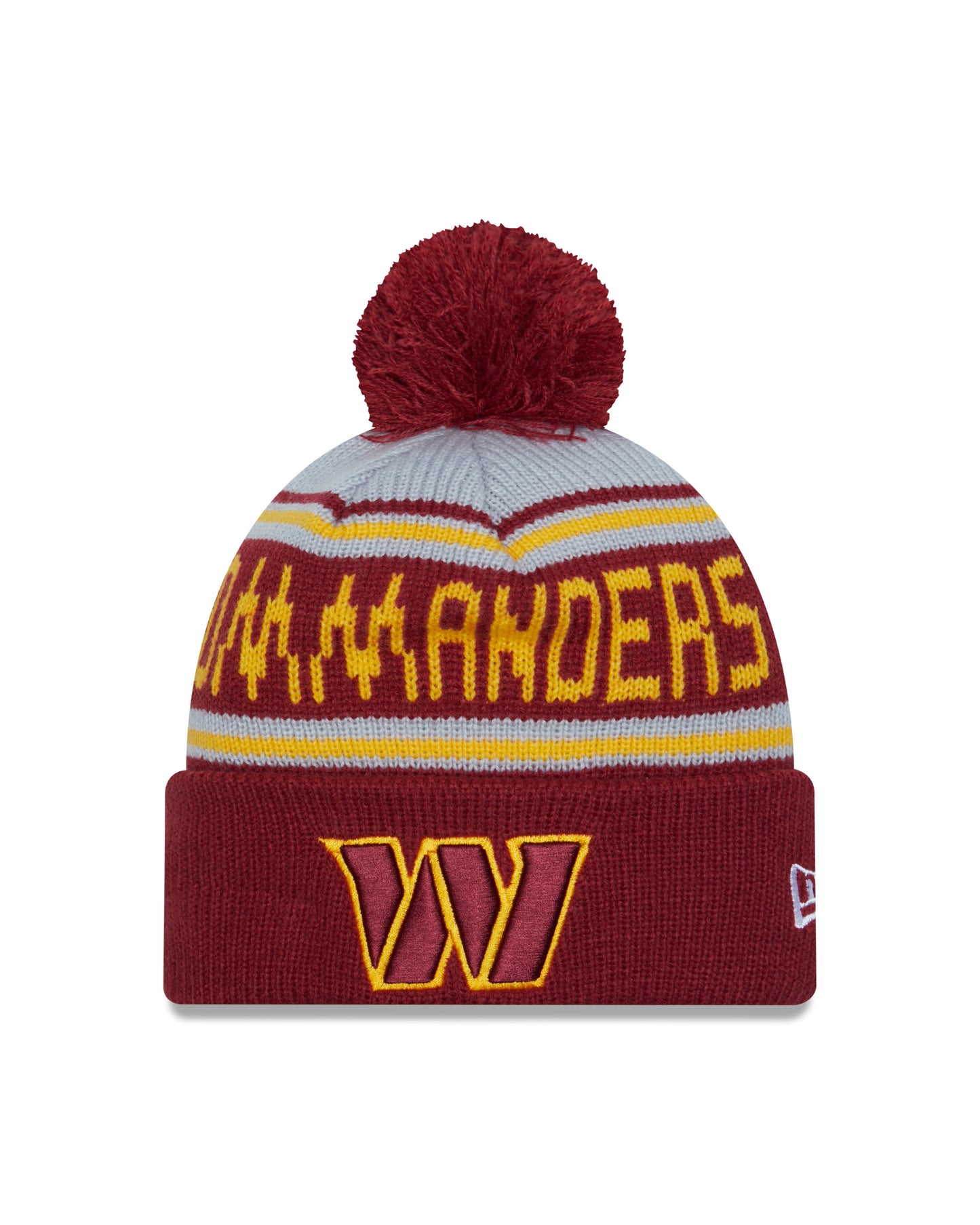 NFL Knit Hat Pom Wordmark Commanders