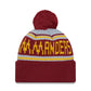 NFL Knit Hat Pom Wordmark Commanders