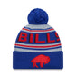 NFL Knit Hat Pom Wordmark Heritage Bills