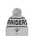 NFL Knit Hat Pom Wordmark Heritage Raiders
