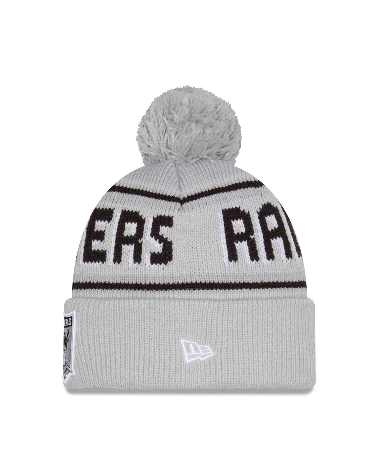 NFL Knit Hat Pom Wordmark Heritage Raiders