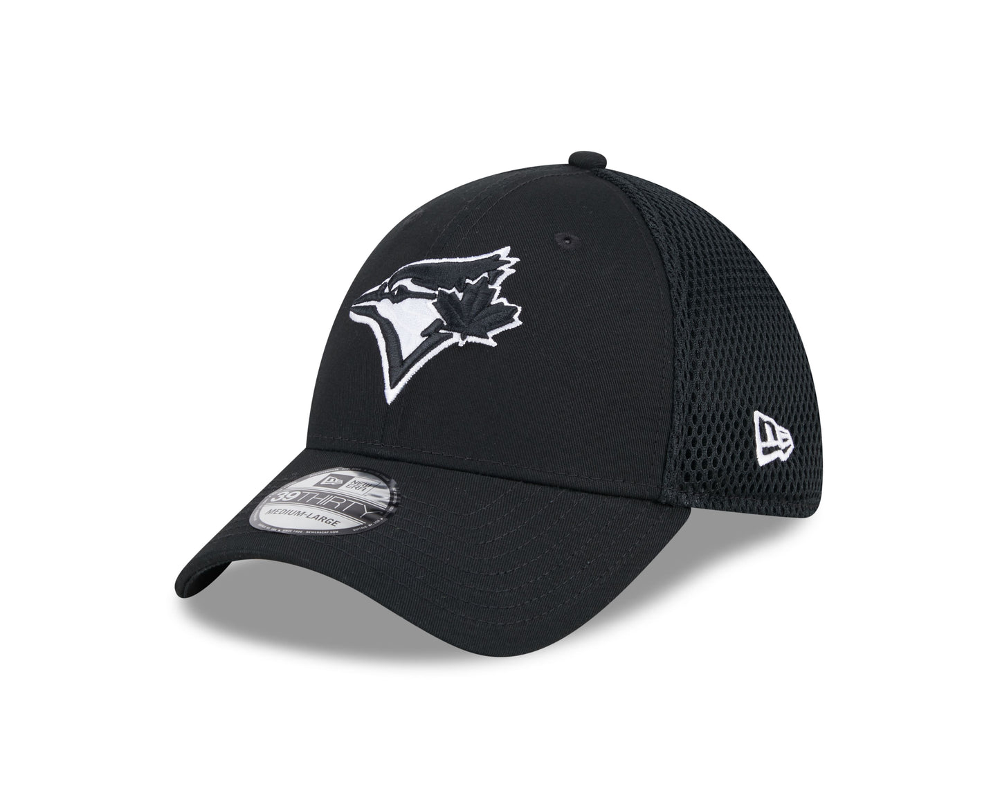 MLB Hat 3930 Neo Black & White Blue Jays