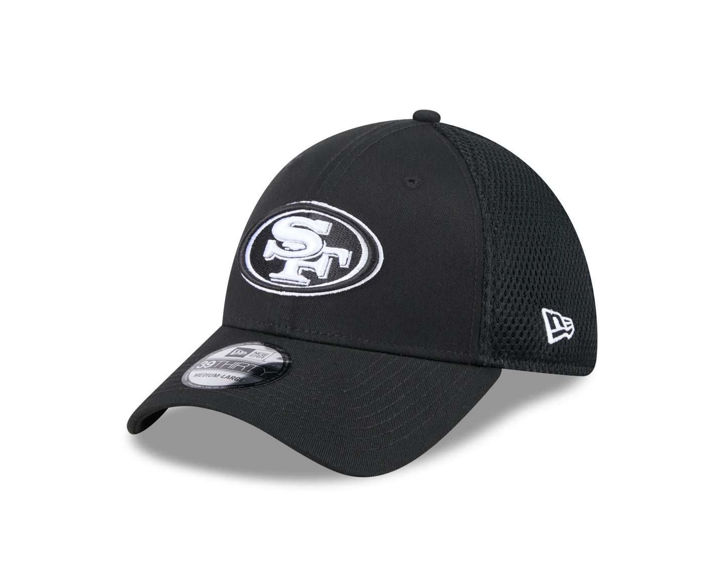 NFL Hat 3930 Neo Black & White 49ers