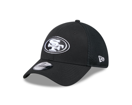 NFL Hat 3930 Neo Black & White 49ers