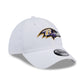 NFL Hat 3930 Team Classic Ravens (White)