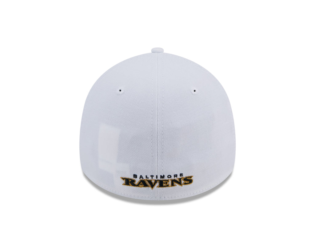 NFL Hat 3930 Team Classic Ravens (White)