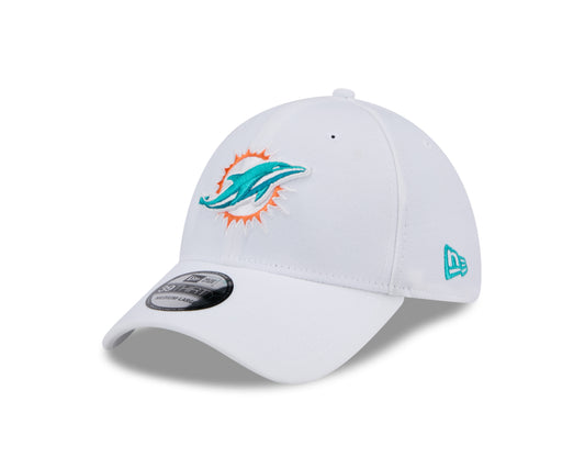 NFL Hat 3930 Team Classic Dolphins (White)