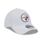 NFL Hat 3930 Team Classic Steelers (White)