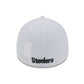 NFL Hat 3930 Team Classic Steelers (White)
