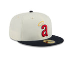 MLB Hat 5950 Chrome White California Angels