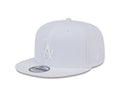MLB Hat 950 Basic Snapback White on White Dodgers
