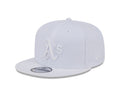 MLB Hat 950 Basic Snapback White on White Athletics