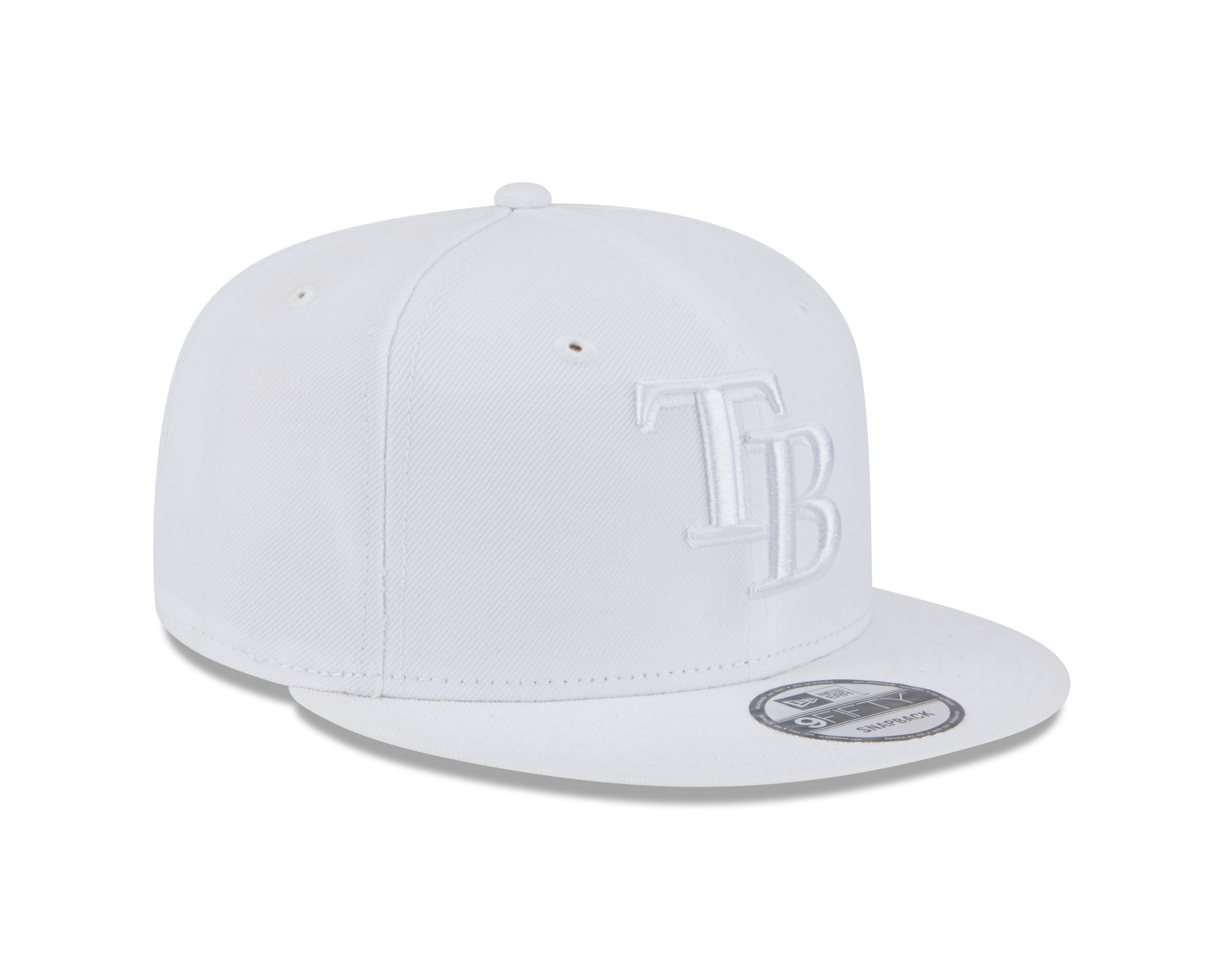 MLB Hat 950 Basic Snapback White on White Rays