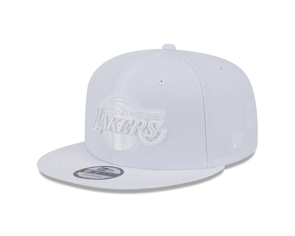 NBA Hat 950 Basic Snapback White on White Lakers