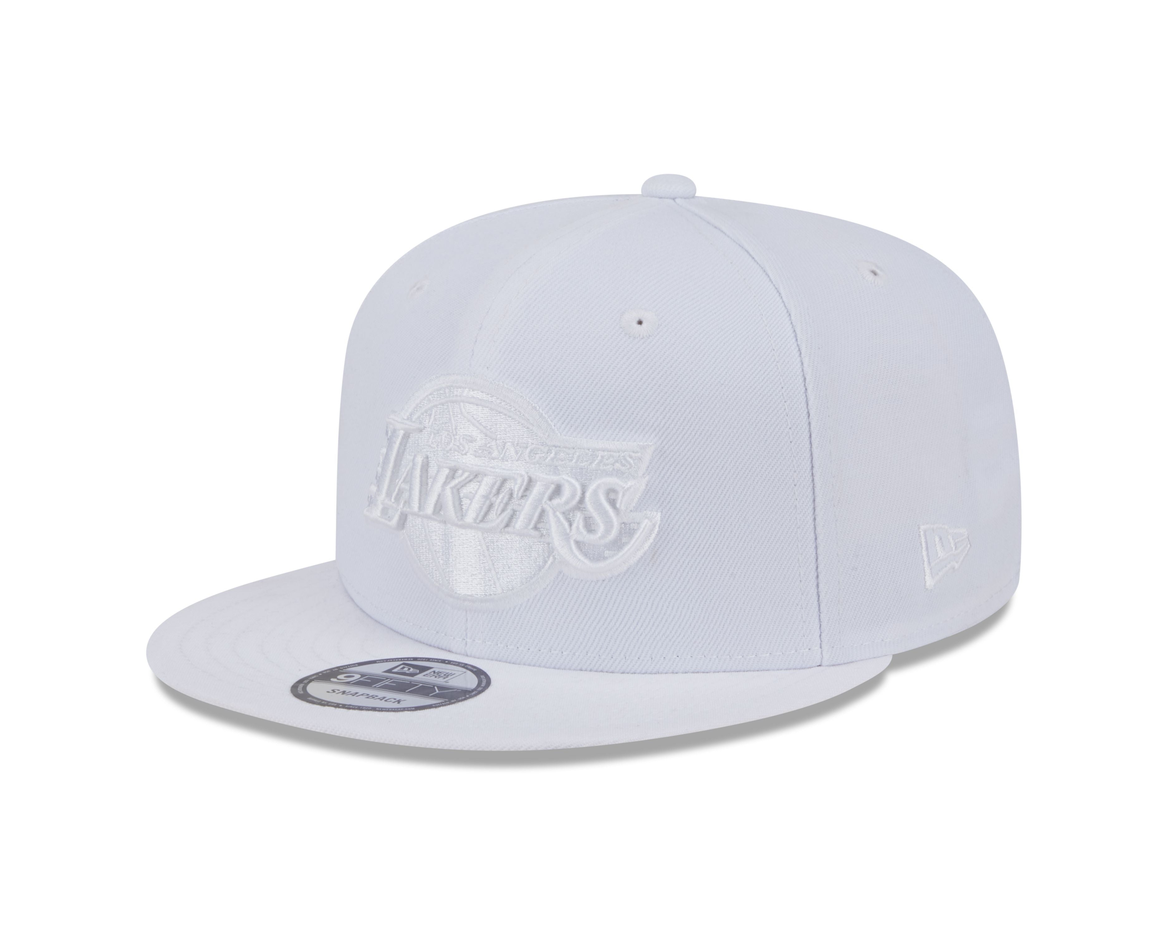 NBA Hat 950 Basic Snapback White on White Lakers