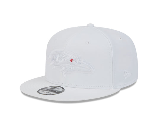 NFL Hat 950 Basic Snapback White on White Ravens