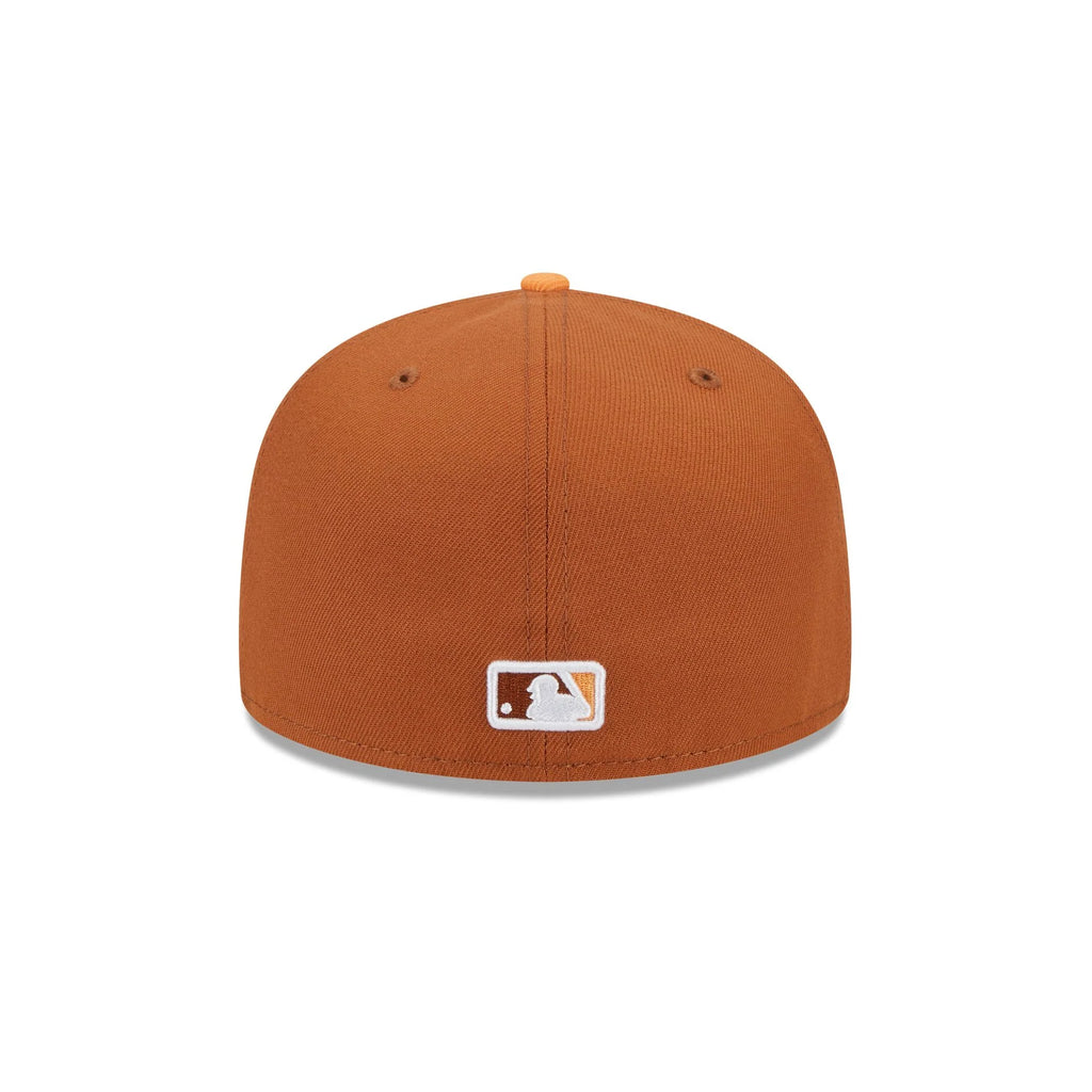 MLB Hat 5950 Color Pack 2024 Earthy Brown & Orange Yankees