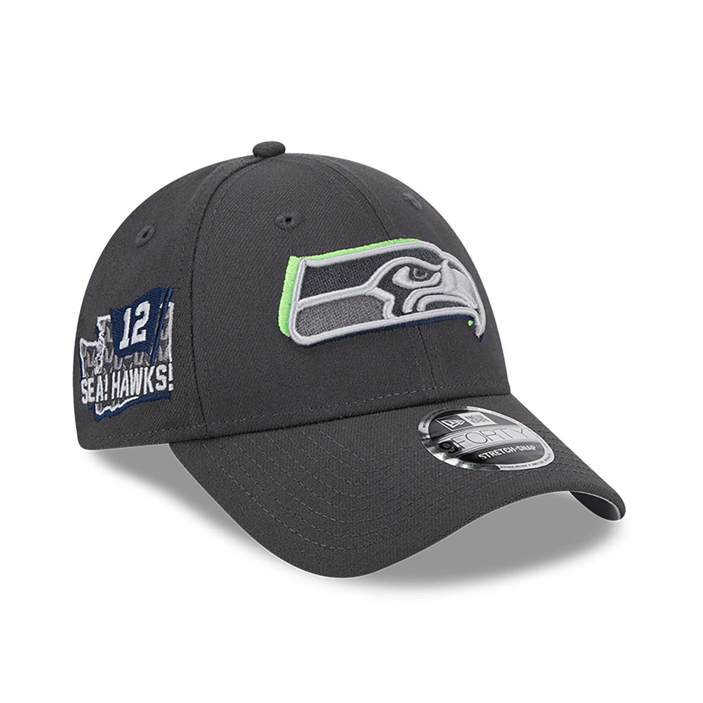 NFL Hat 940 Draft 2024 Grey Seahawks