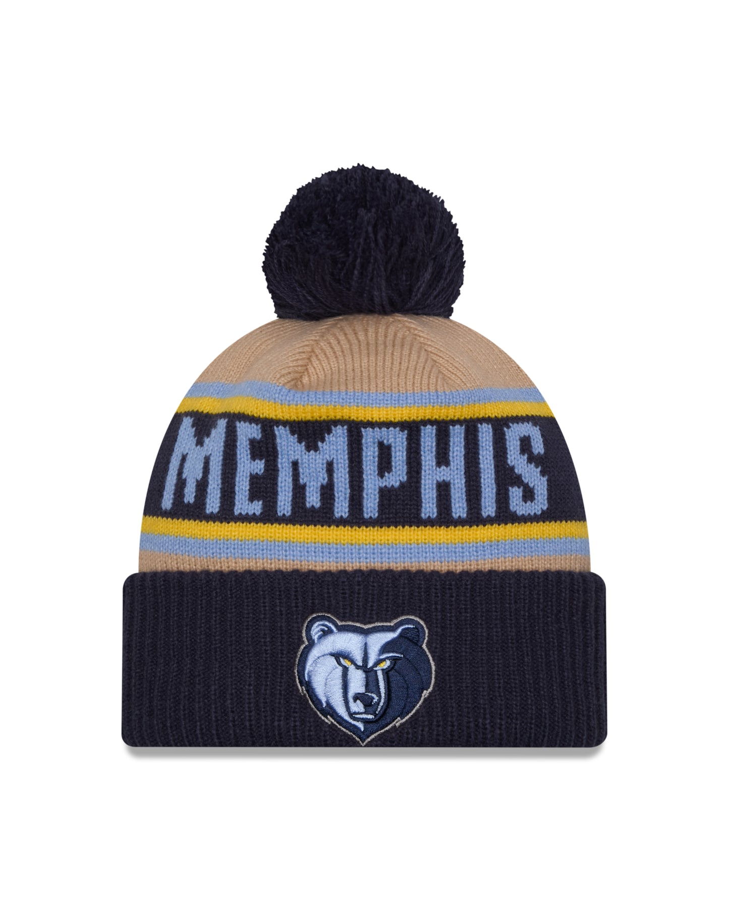 NBA Knit Hat Cuff Pom 2024 Draft Grizzlies