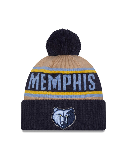 NBA Knit Hat Cuff Pom 2024 Draft Grizzlies