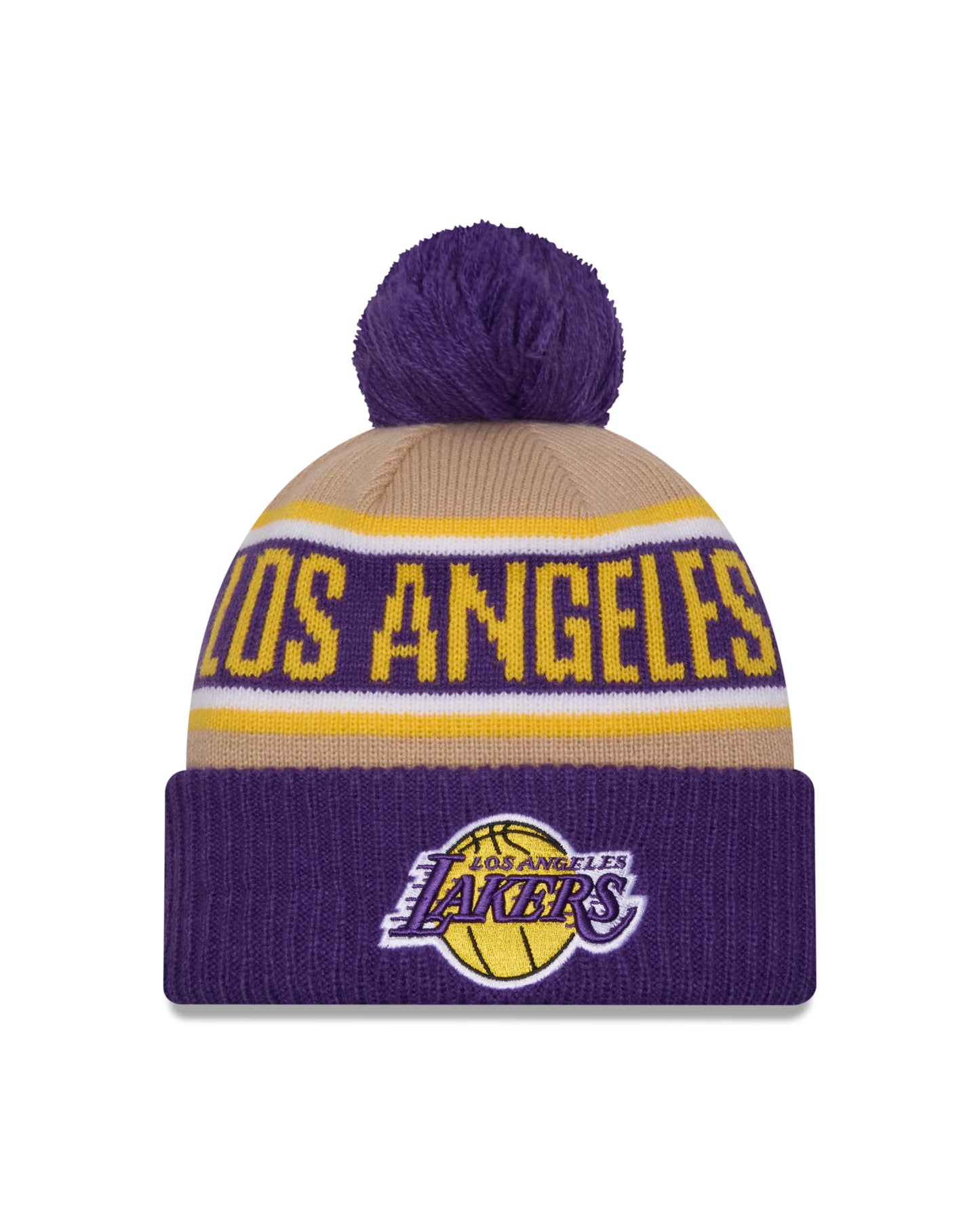 NBA Knit Hat Cuff Pom 2024 Draft Lakers