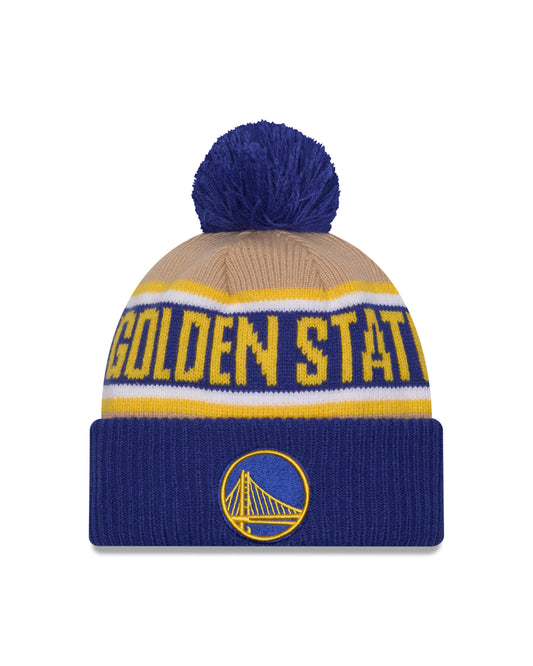 NBA Knit Hat Cuff Pom 2024 Draft Warriors