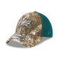 NFL Hat 3930 Realtree Camo Team Neo Eagles