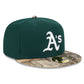 MLB Hat 5950 Realtree Camo Athletics (Forest Green)
