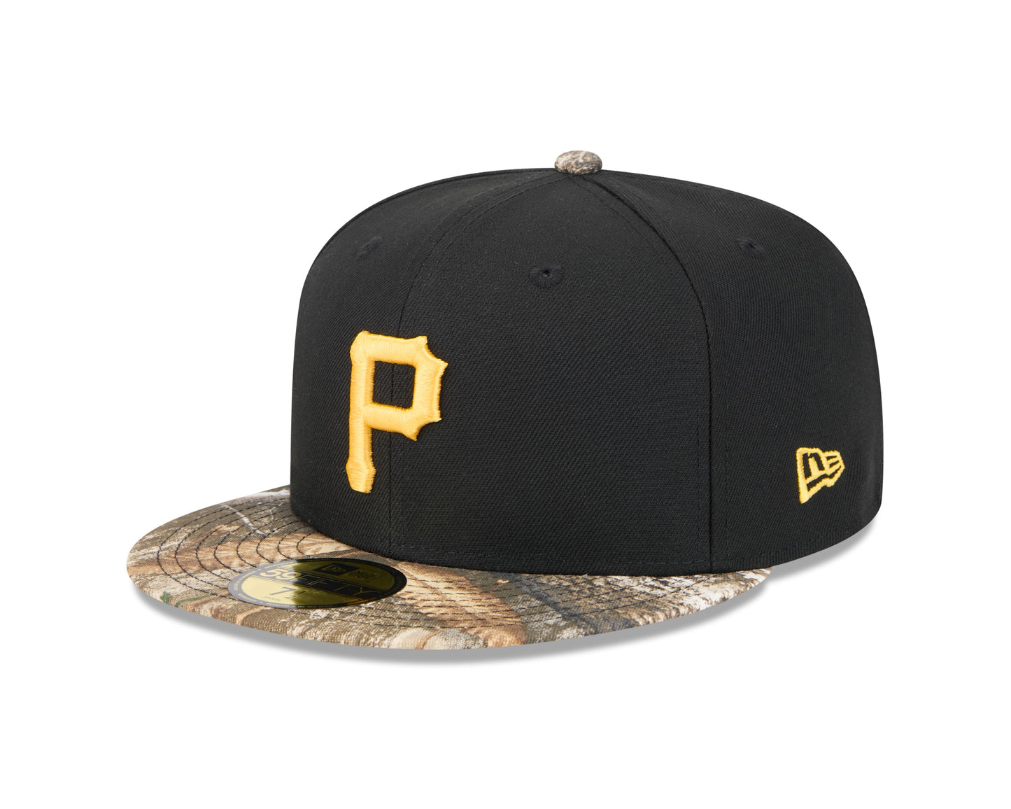 MLB Hat 5950 Realtree Camo Pirates (Black)