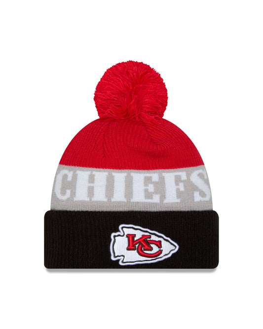 NFL Knit Hat Shaded Pom Chiefs