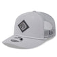 NBA Hat 970 Trucker Stretch Snap Leather Logo Raptors