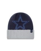 NFL Knit Hat Oversize Cuff Cowboys
