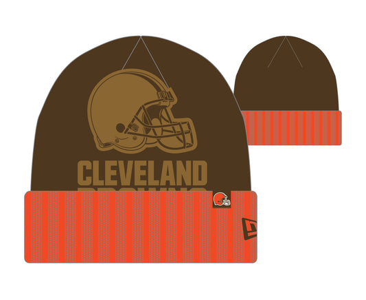 NFL Knit Hat Oversize Cuff Browns