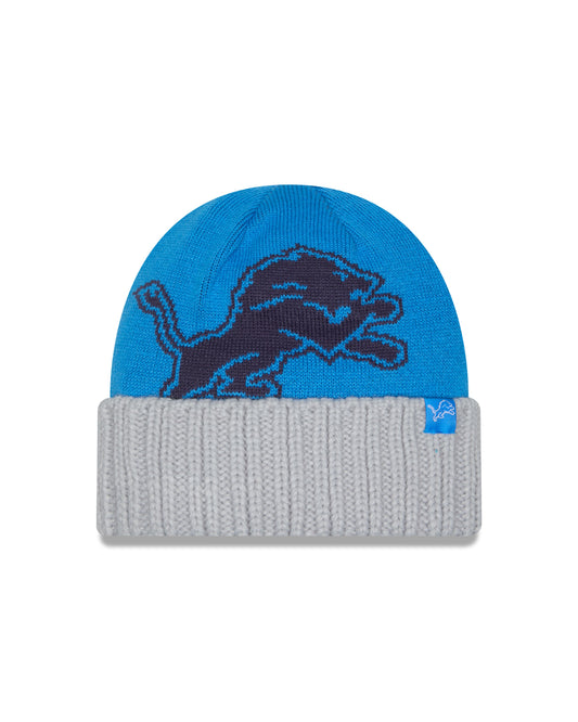 NFL Knit Hat Oversize Cuff Lions