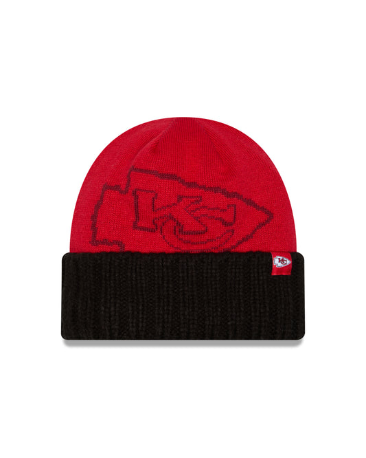 NFL Knit Hat Oversize Cuff Chiefs