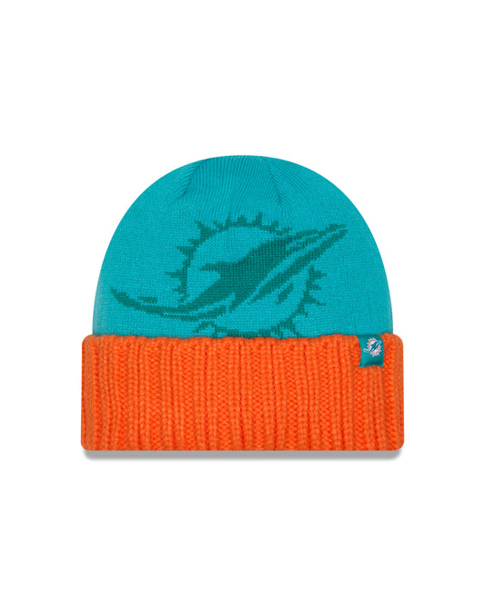 NFL Knit Hat Oversize Cuff Dolphins