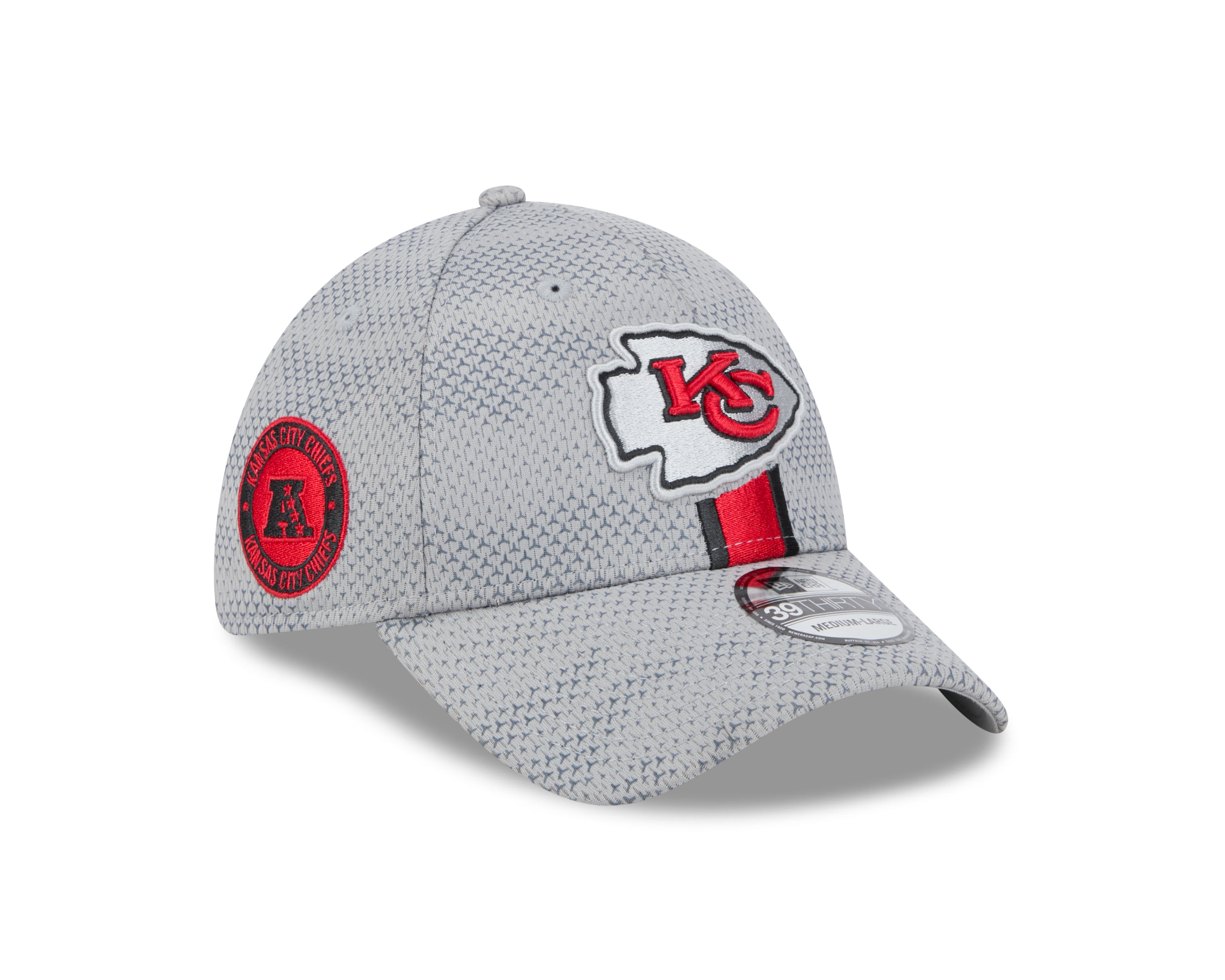 NFL Hat 3930 Sideline 2024 Grey Chiefs