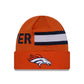 NFL Knit Hat 2024 Sideline Tech Broncos
