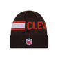 NFL Knit Hat 2024 Sideline Tech Browns