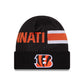 NFL Knit Hat 2024 Sideline Tech Bengals