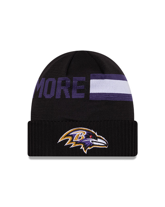 NFL Knit Hat 2024 Sideline Tech Ravens